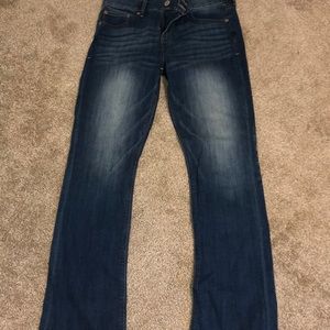 NEVER WORN express barley boot mid rise jeans
